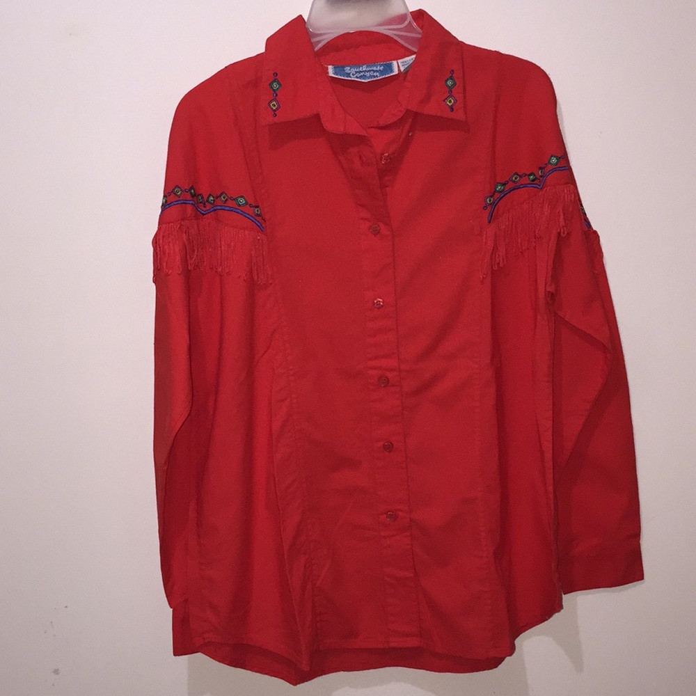 Women’s Red Southwest Canyon Shirt